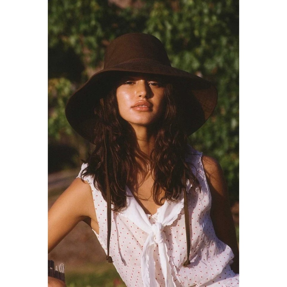 Lack of Color Holiday Bucket Hat Brown Canvas S/M